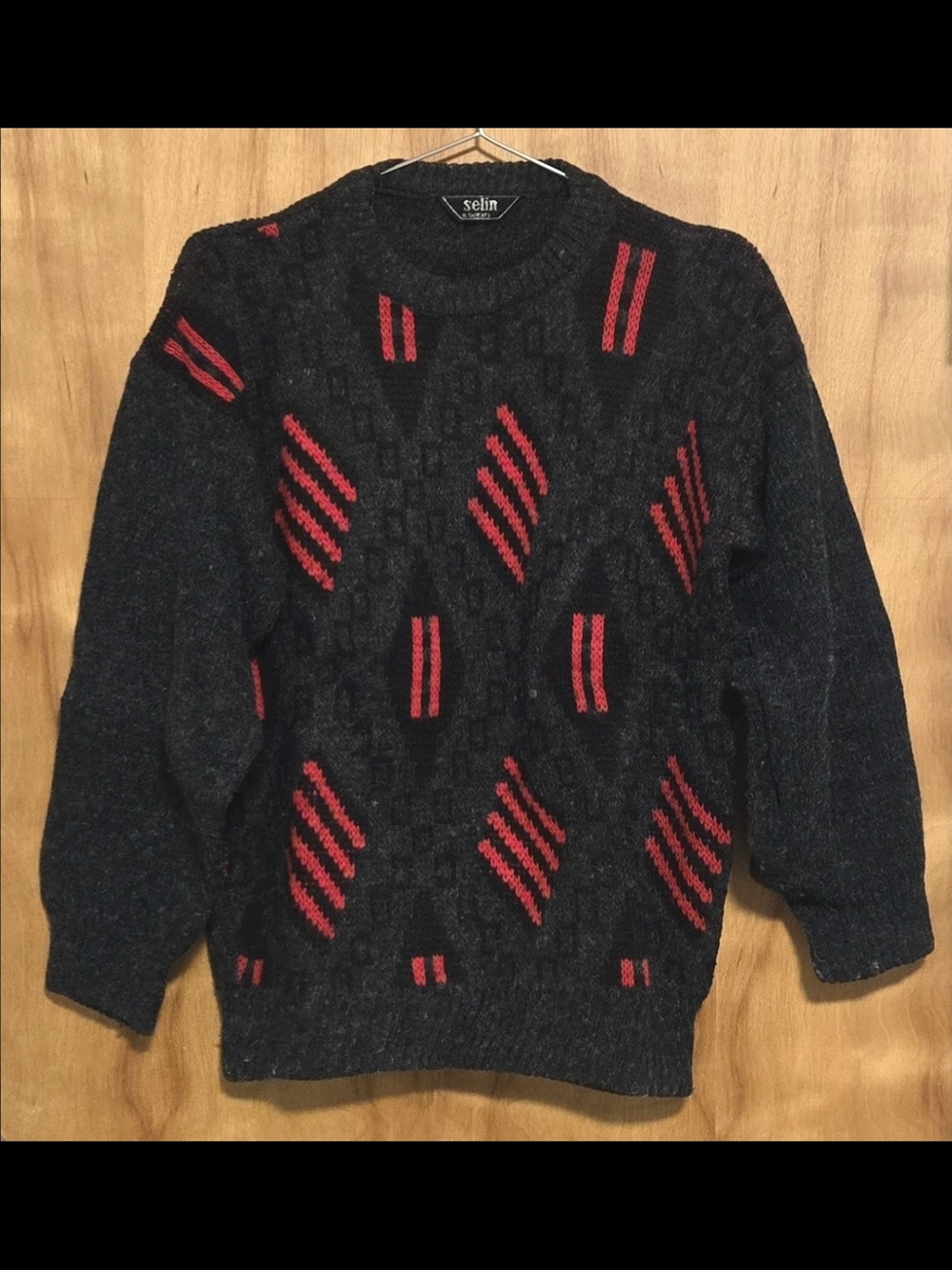 SELI GRAY MEN'S SWEATER VINTAGE